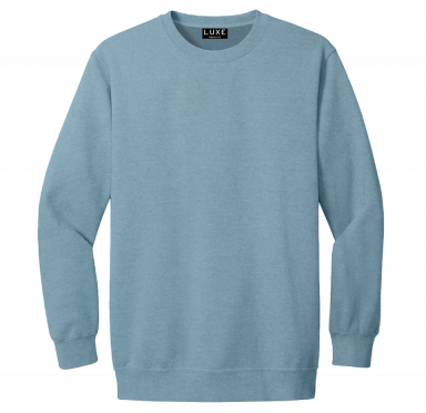 Adult Garment Dye Crewneck Ice Blue (GDCN-100)